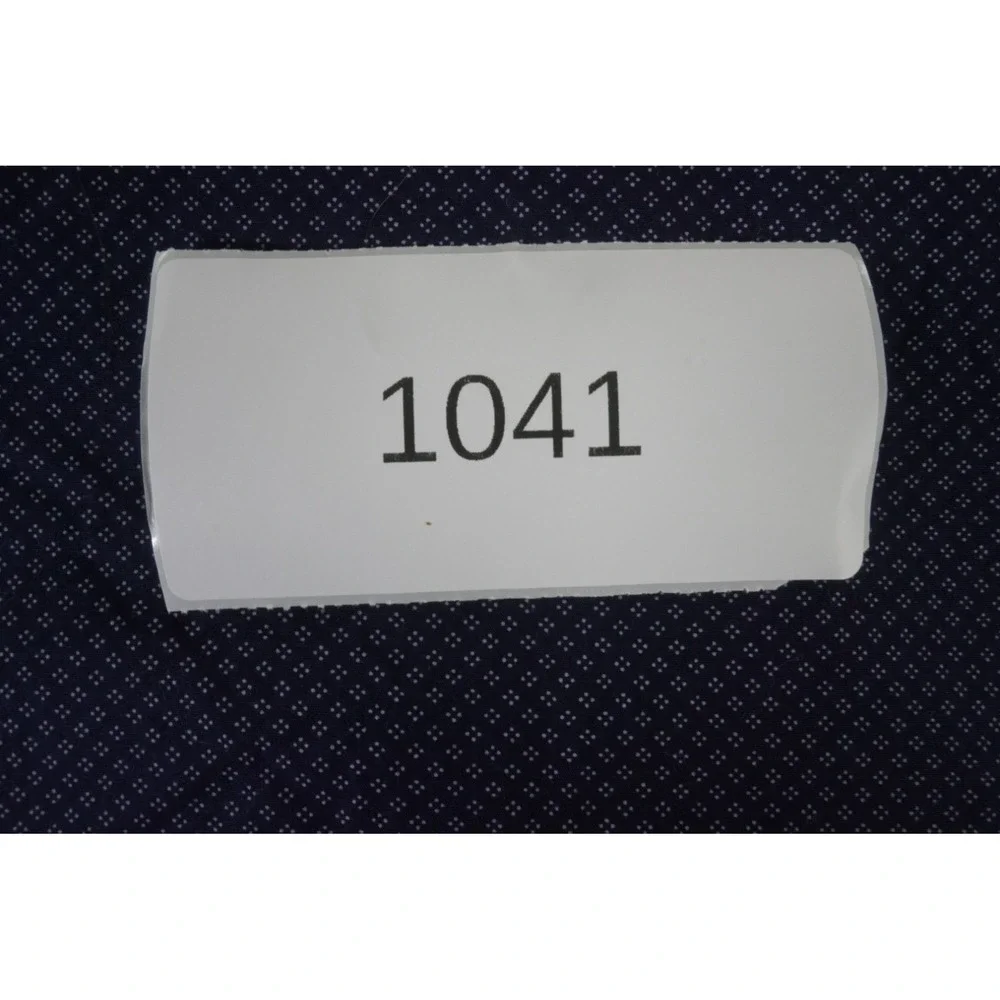 Banana Republic Shirt Mens Medium Navy Blue Polka Dot Camden Fit Button Down